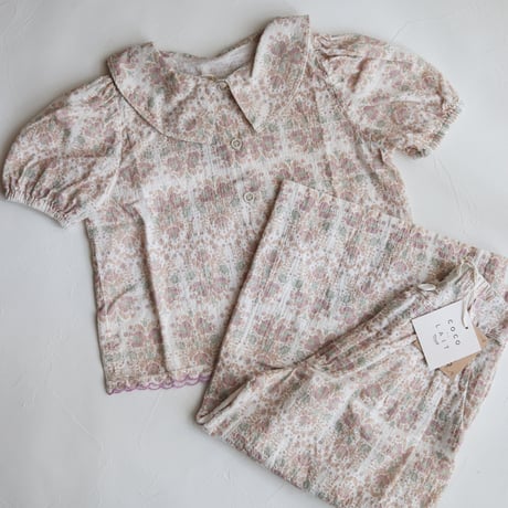 FLORAL WALLPAPER PANTS / COCO AU LAIT