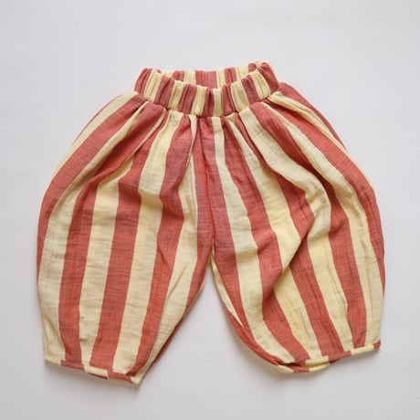 Tomato Stripes Resort Pants / organic zoo