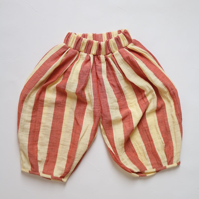 Tomato Stripes Resort Pants / organic zoo | ner