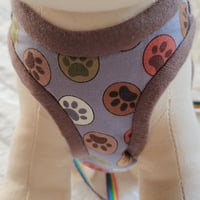 （受注制作）ハーネス  Paws gray
