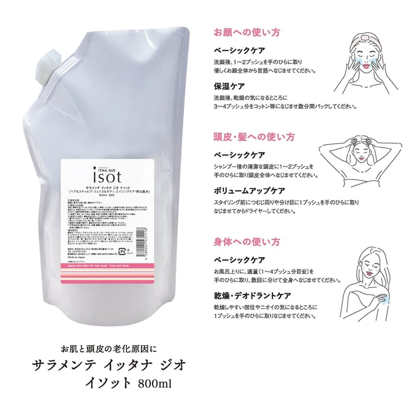 サラメンテ イッタナジオ イソット 800ml | Three Tail STORE