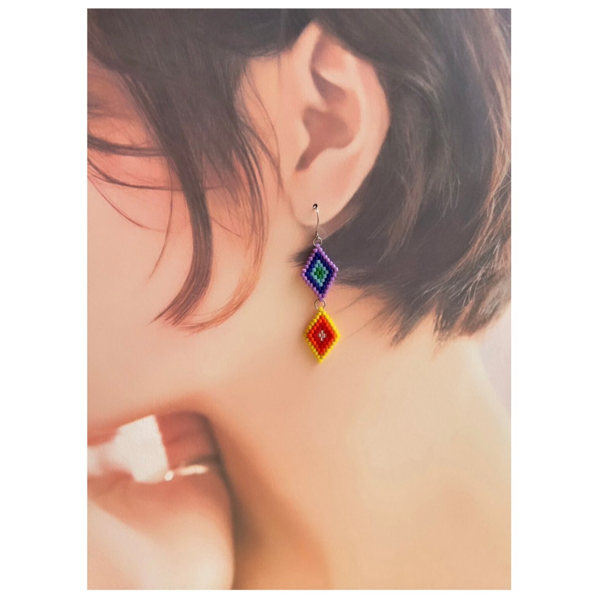 SEVENChakraピアス | peacemoon_ acces