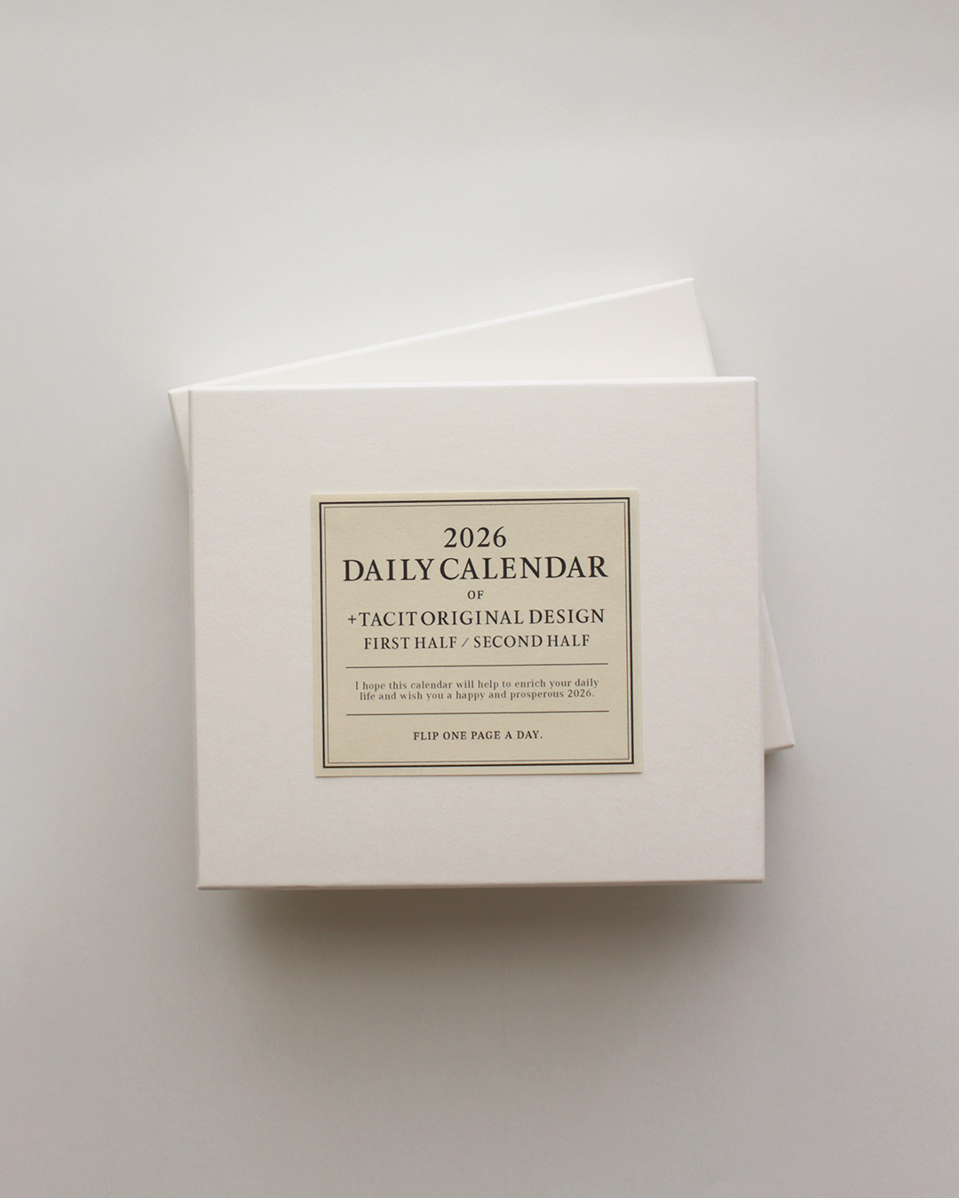 【最終値下げ】2026年 +tacit 日めくりカレンダー 2026 Daily Calendar | +tacit