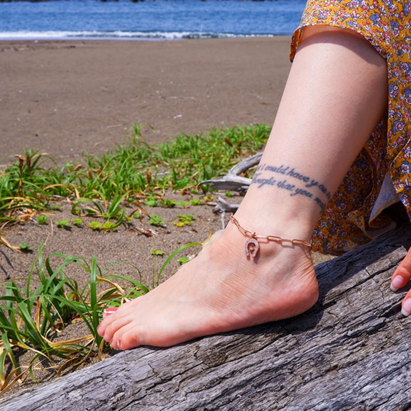 ホースシューチャーム 馬蹄 アンクレット ハワイアンジュエリー