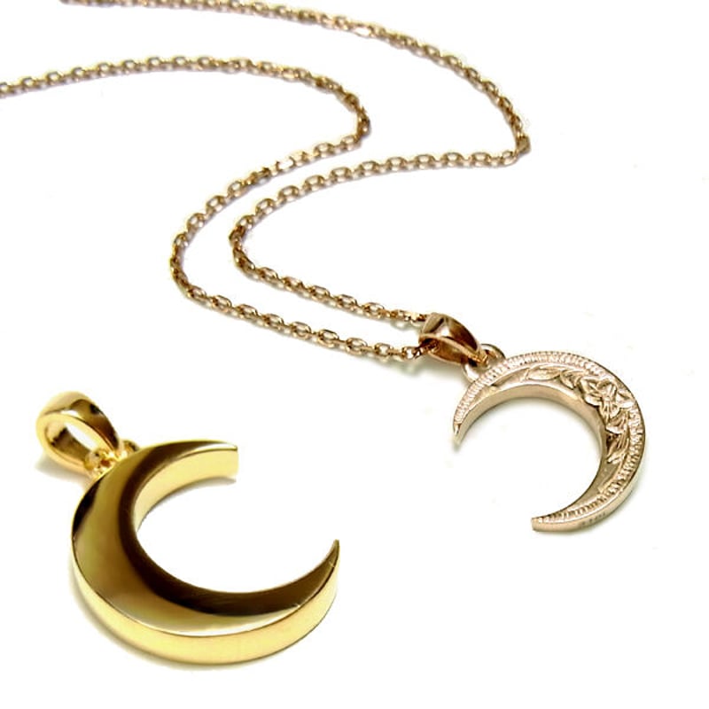 ムーンハワイアン 三日月チャーム ペンダントトップ ハワイアン