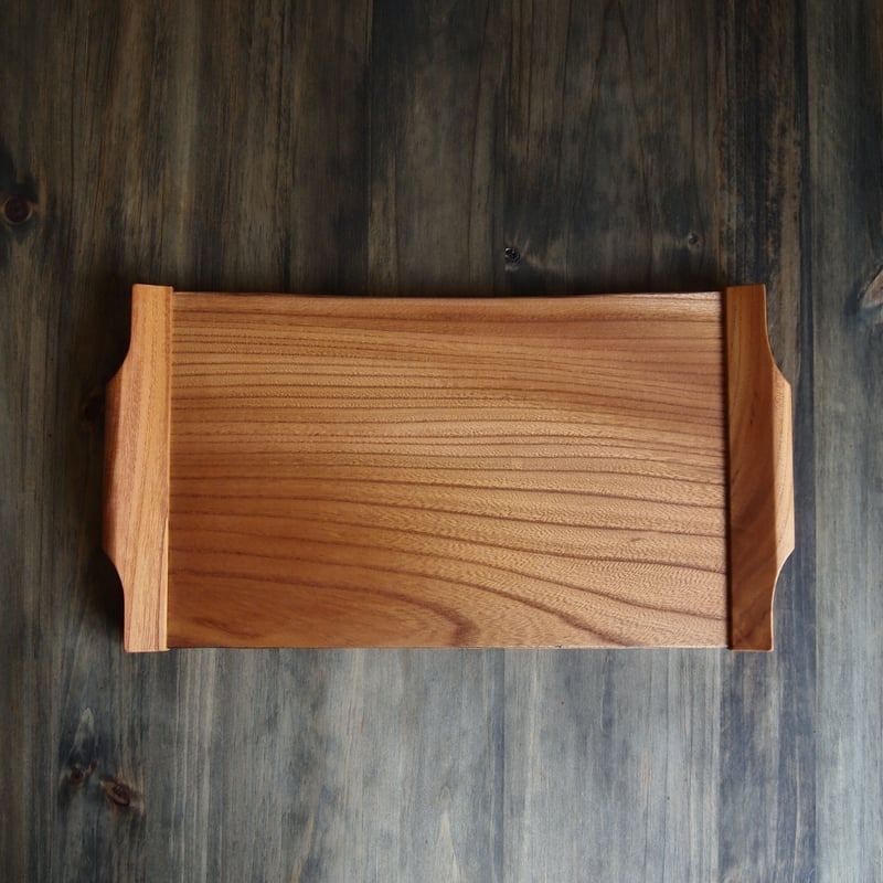 一枚板のトレー/お盆/お膳 ケヤキ | キグラシ家具工房 online shop