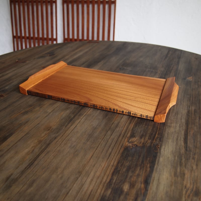 一枚板のトレー/お盆/お膳 ケヤキ | キグラシ家具工房 online shop