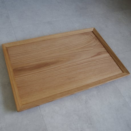 卓上膳　クリ　Lサイズ《クリア/古材色》/トレー/お盆