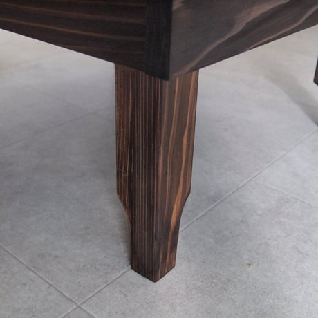 ちゃぶ台【折れ脚金具仕様】/スギ　チギリ入り　Φ80cm