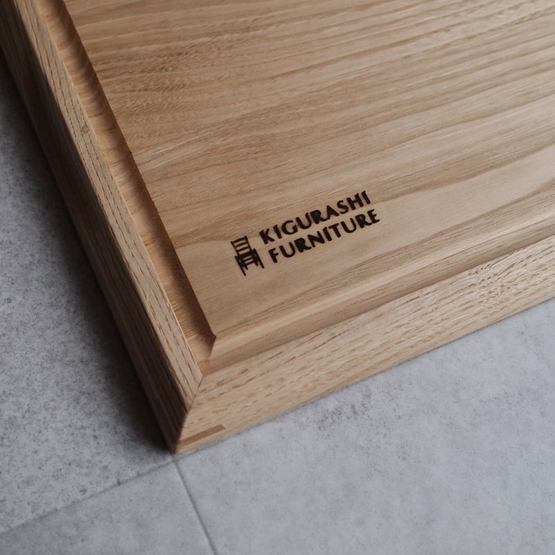 卓上膳 クリ Lサイズ《クリア/古材色》/トレー/お盆 | キグラシ家具