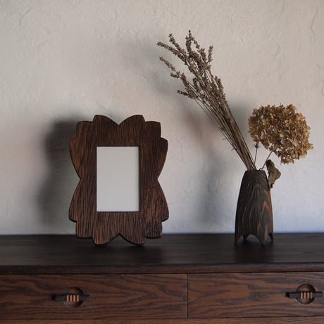 フォトフレーム　/額縁　はがきサイズ　/写真立て