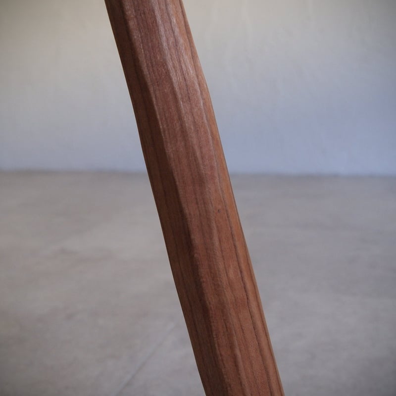 木製スツール ブラック脚 アフリカン スツール 木製 3本脚 椅子 民芸/African Wooden Stool