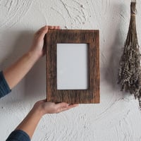 ナラのフォトフレーム A4 2Lマット付き/額縁 | キグラシ家具工房