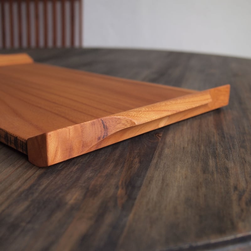 一枚板のトレー/お盆/お膳 ケヤキ | キグラシ家具工房 online shop