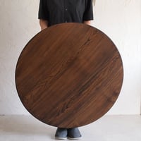 ちゃぶ台【ボタン式仕様】　センの古材天板×オリジナル脚