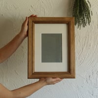 ナラのフォトフレーム A4 2Lマット付き/額縁 | キグラシ家具工房