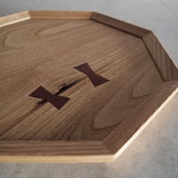 八角膳/お盆/トレー　クリ　チギリ入り