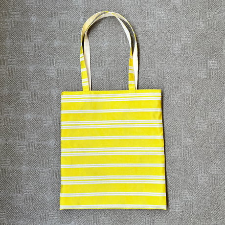 トートBAG（黄色ボーダー）