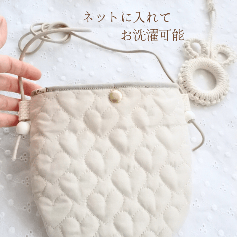 【限定お値下げ中】キルティングポシェット ZAKKA-BOX（ザッカボックス） ショルダーバッグ バッグ スウェード