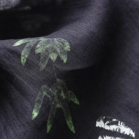 花柄刺繍シアーシャツ