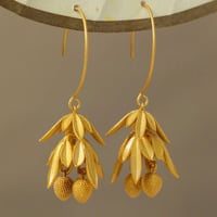 金荔枝 × 中華風ピアス