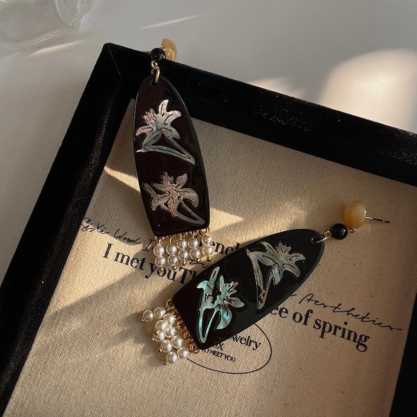 復古 × 中華風ピアス/イヤリング | Jmei