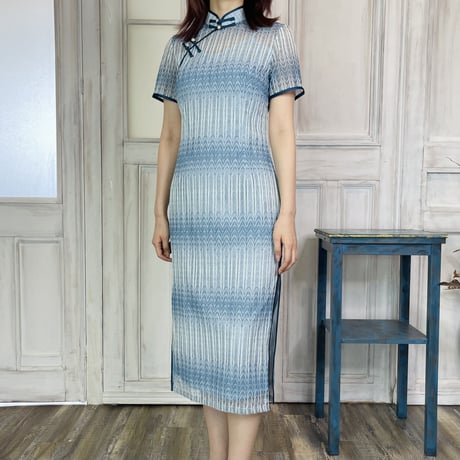 シースルーレース × 波浪ブルー