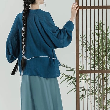 宋碧 × 漢服風ワンピ