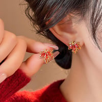 紅葉 × ピアス/イヤリング