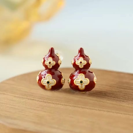 朱瓢 × 中華風ピアス