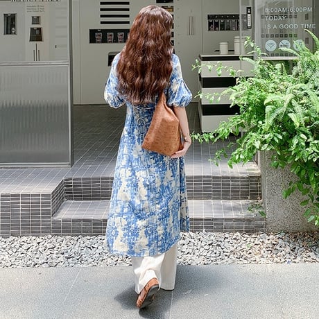 水墨ブルーセットアップ