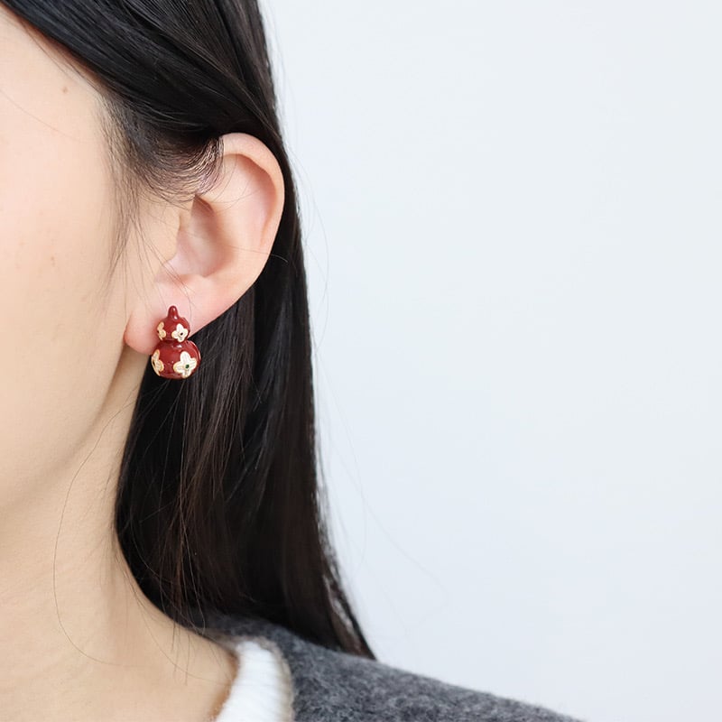 朱瓢 × 中華風ピアス | Jmei