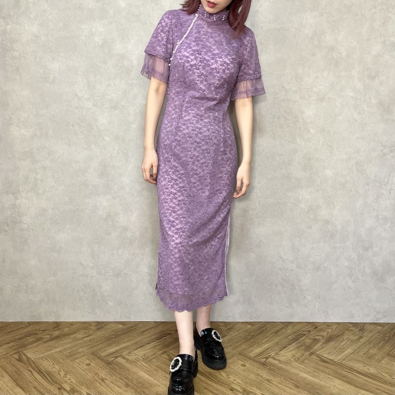 ベロアレース × 藤パープル | Jmei