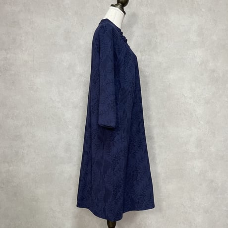 Aラインワンピ × 深藍
