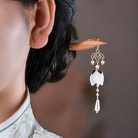 蓮蕾 × 中華かんざし