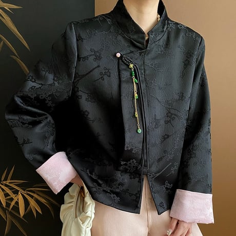 黒桜 × 中華風ジャケット