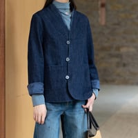 漢服風デニムジャケット