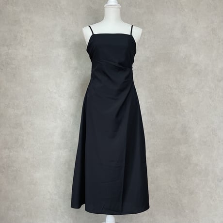 Aラインワンピ × 中華ボレロ