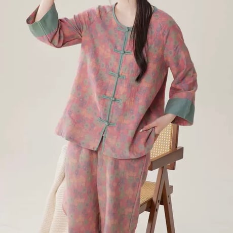 中華寝巻き × 宮廷風セットアップ