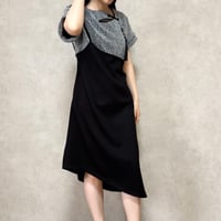 レイヤード風ドッキングワンピース