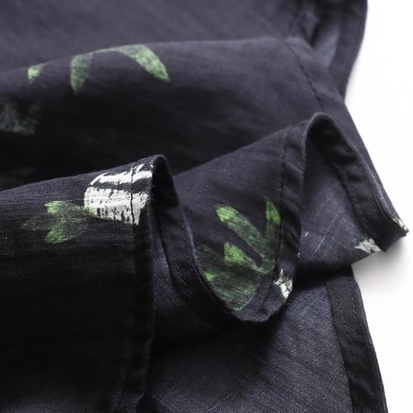 花柄刺繍シアーシャツ