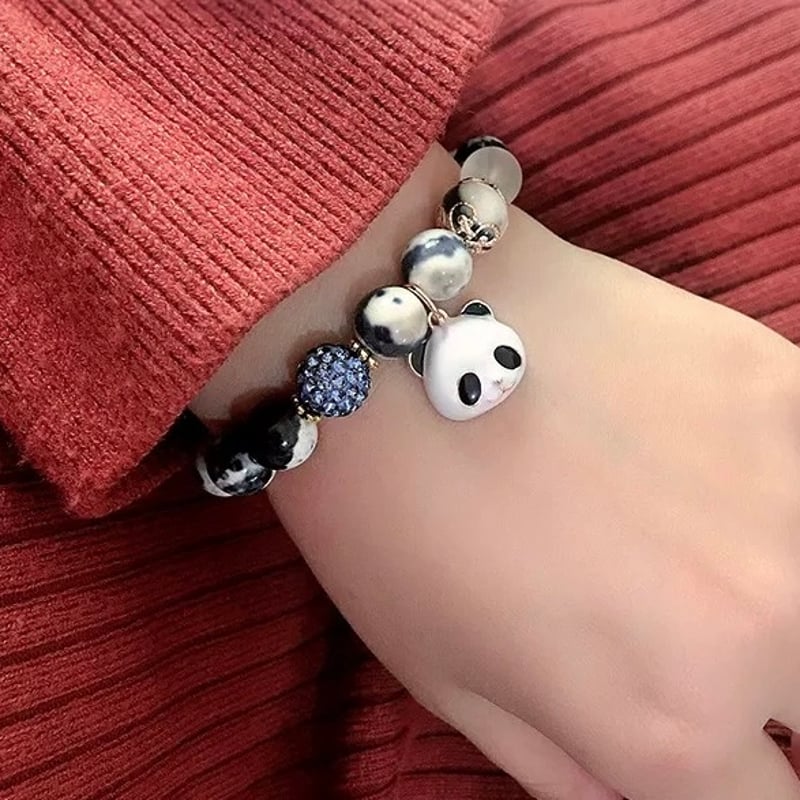 熊猫 × 中華風ブレスレット | Jmei