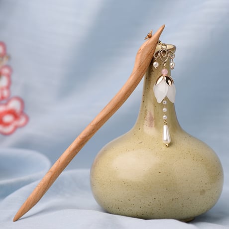 蓮蕾 × 中華かんざし