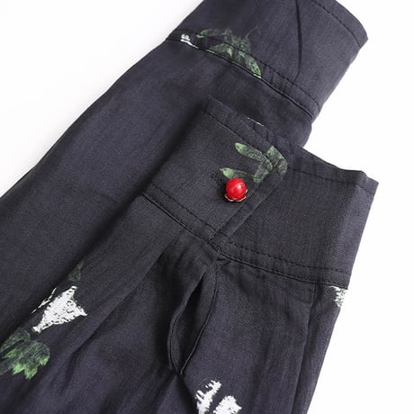 花柄刺繍シアーシャツ