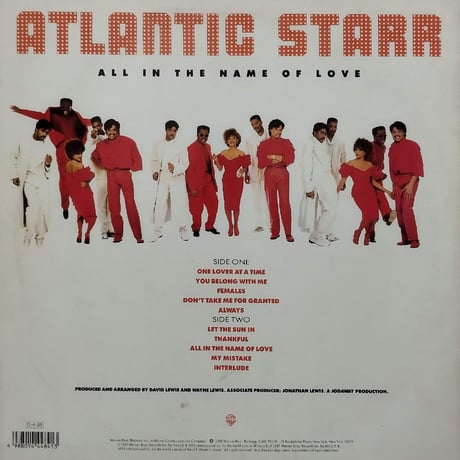 【LP】 Atlantic Star / All In The Name Of Love