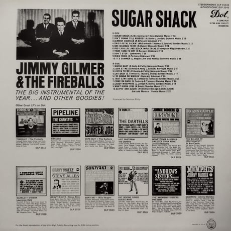 【LP】 Jimmy Gilmer & The Fireballs / Sugar Shack