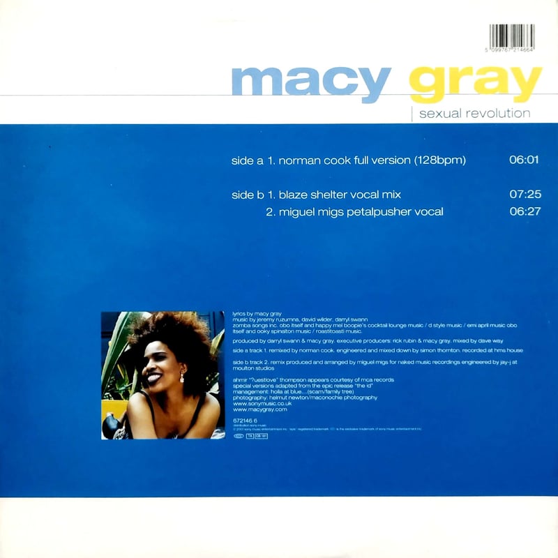 未使用  Macy Gray - Sexual Revolution / 12\" Macy Gray – Sexual Revolution – Vinyl (12
