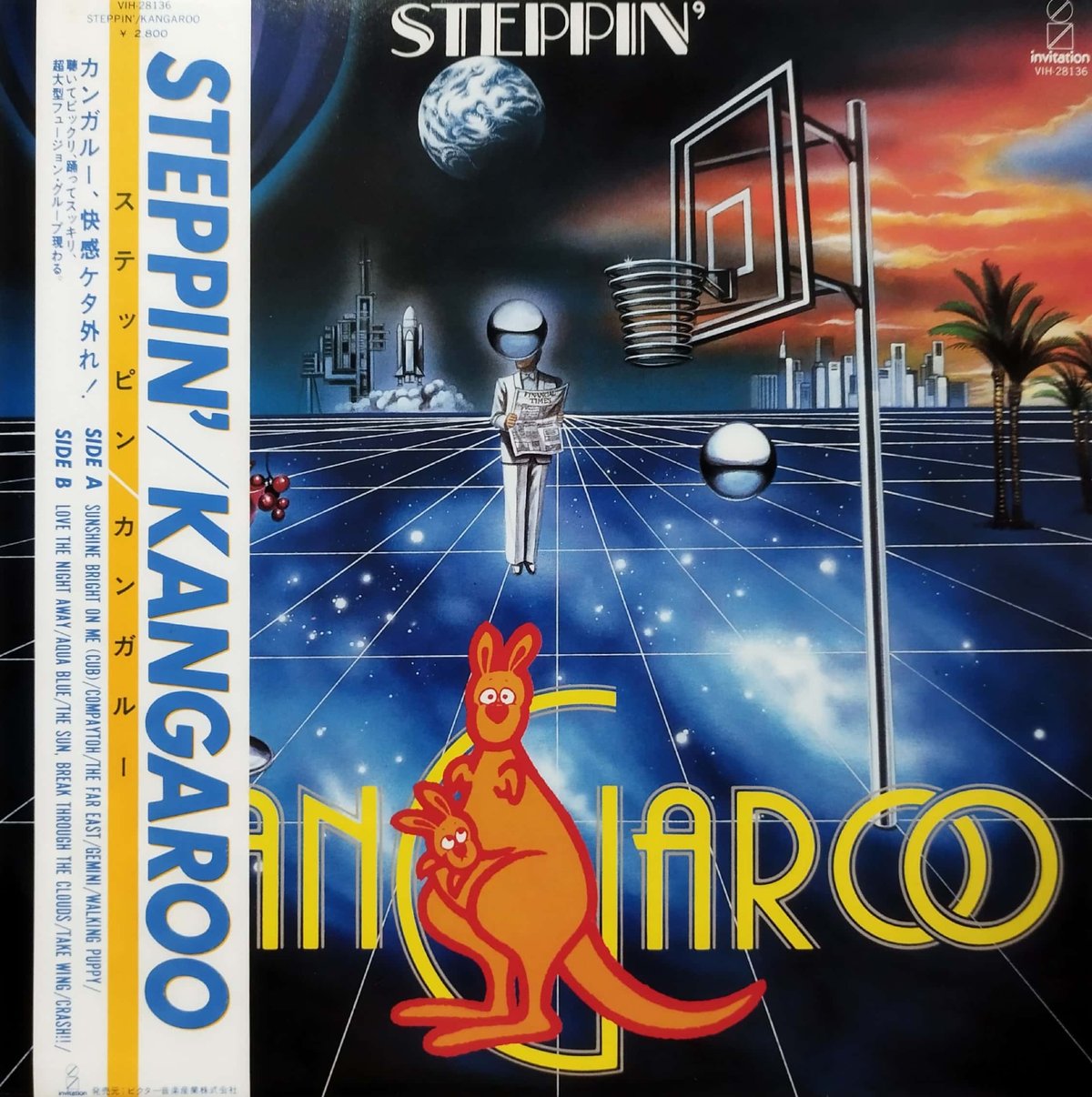 KANGAROO カンガルー A NIGHT IN NEW YORK 見本盤LP KANGAROO 