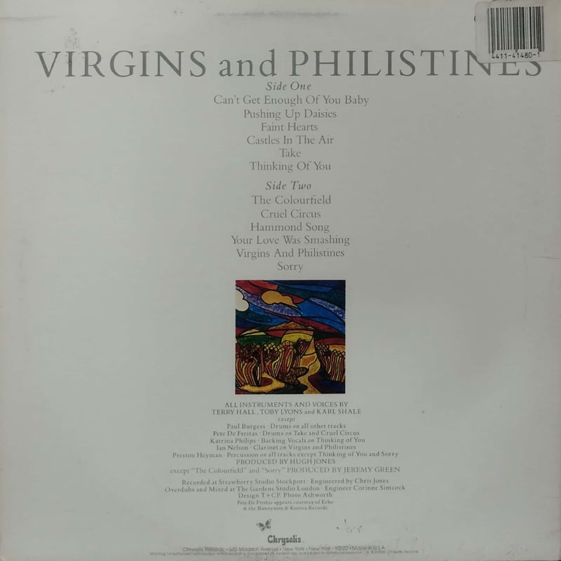 LP】The Colour Field / Virgins & Philis Tines |