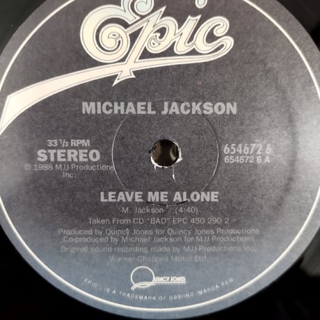 【12】Michael Jackson / Leave Me Alone